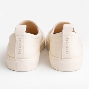 Skechers Women's Slip-On Canvas Sneakers in Cream